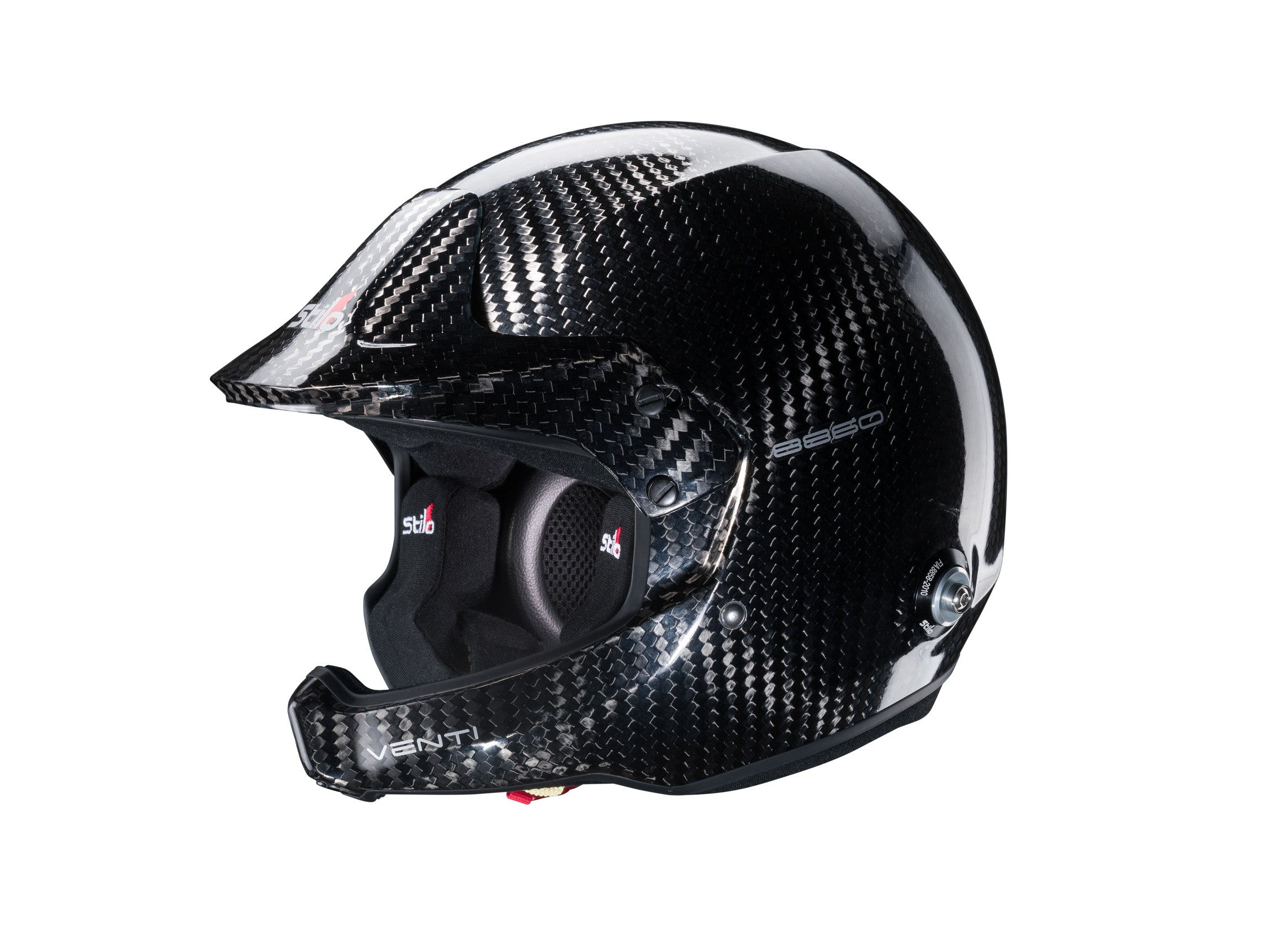 STILO AA0220BG1R59 шолом відкритий Venti WRC DES Rally, Інтерком, HANS, FIA 8860-2018, карбон, р-р 59 Photo-3
