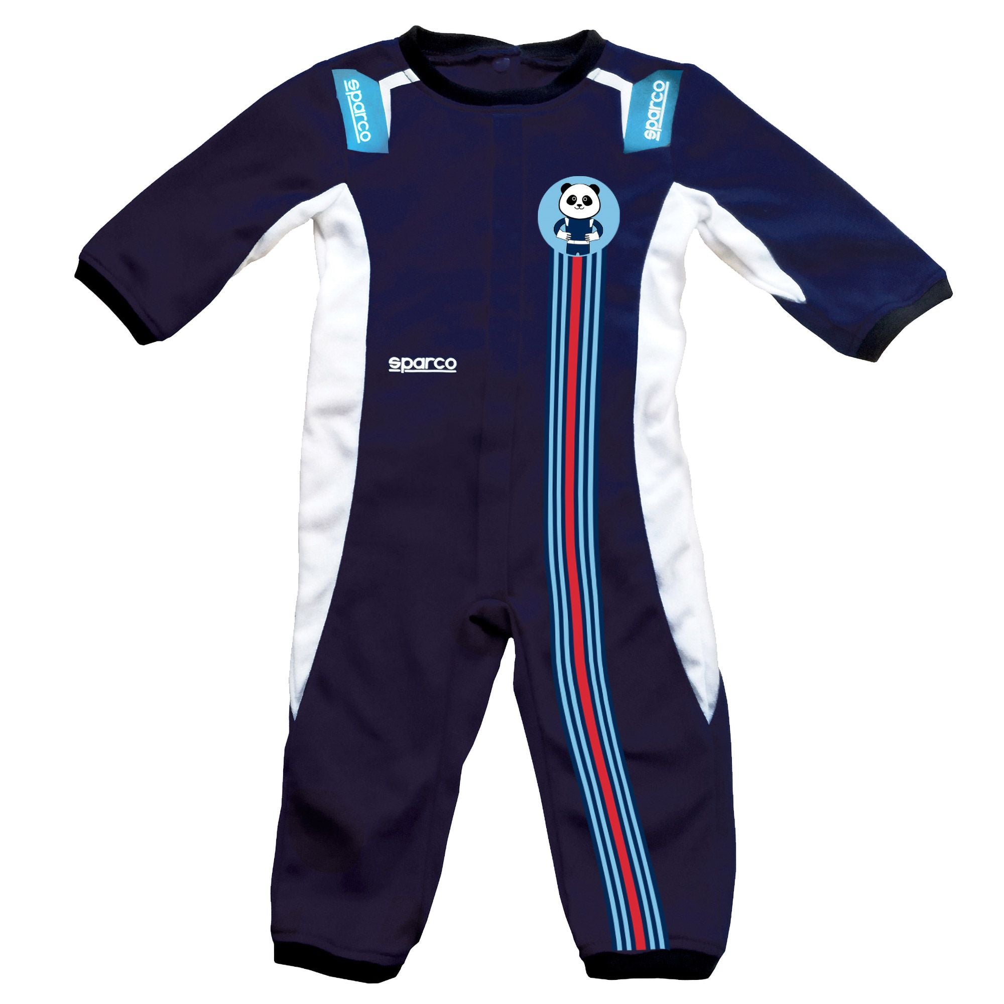SPARCO 017023BM1218 Дитячий комбінезон для сну STRIPES DESIGN, темно-синій, р. 12-18 міс. Photo-0