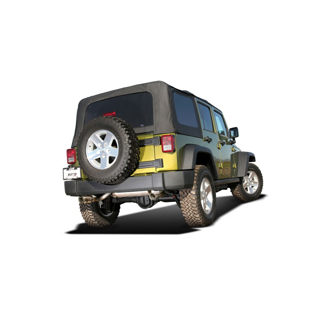 BORLA 11755 Задній глушник Rear Section Wrangler JK 2-door and 4-door 2007-2011 Photo-1