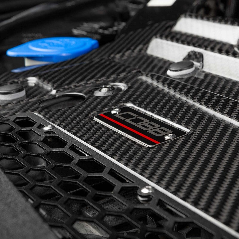 COBB 4F3660 Кожух радіатора Redline (карбон) для FORD F-150 Ecoboost Raptor / Tremor / Limited / (3.5L / 2.7L) 2021-2023 Photo-7