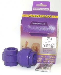 POWERFLEX PFF3-204-25 Передня втулка стабілізатора поперечної стійкості (25 мм) x2 для AUDI A4 2WD (95-) A4/S4 Quattro (95-01)/для VW Passat (96-05) Photo-0
