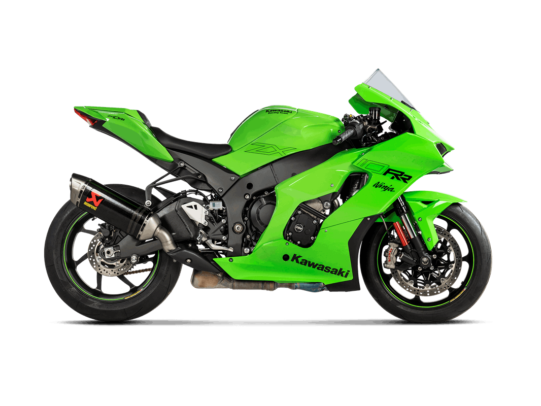 AKRAPOVIC s-K10SO27 - HRC Вихлопна система Slip-On Line (Carbon) для KAWASAKI NINJA ZX-10RR 2021 Photo-1