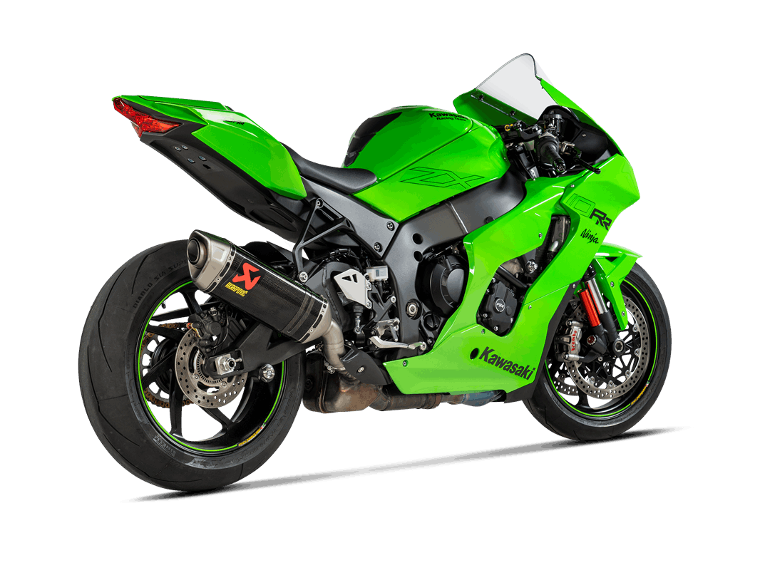 AKRAPOVIC s-K10SO27 - HRC Вихлопна система Slip-On Line (Carbon) для KAWASAKI NINJA ZX-10RR 2021 Photo-2