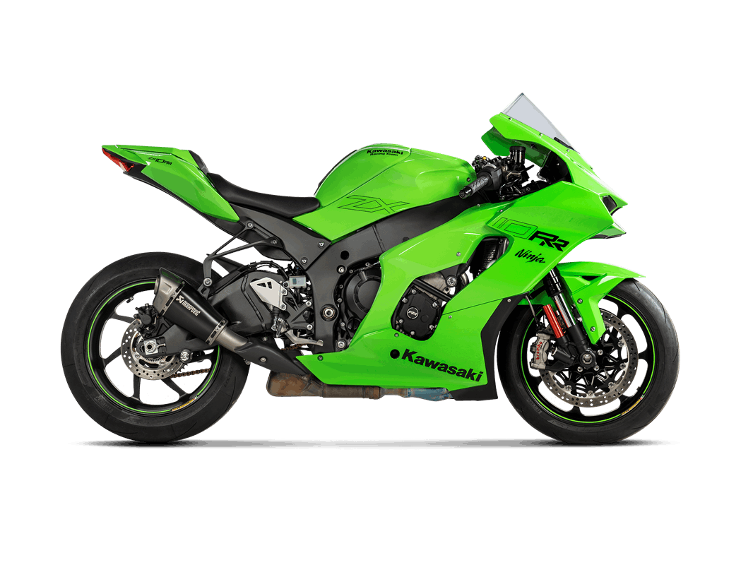 AKRAPOVIC s-K10SO28-ASZTBL Вихлопна система Slip-On Line (Titanium) для KAWASAKI NINJA ZX-10RR 2021 Photo-1
