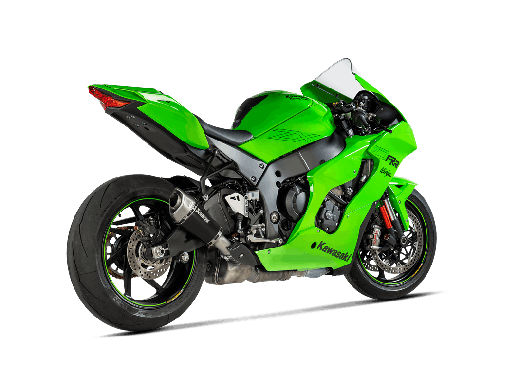 AKRAPOVIC s-K10SO28-ASZTBL Вихлопна система Slip-On Line (Titanium) для KAWASAKI NINJA ZX-10RR 2021 Photo-2