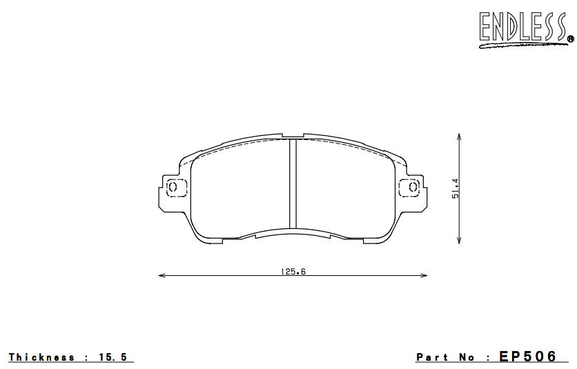 ENDLESS EP506SSY Гальмівні колодки Photo-0