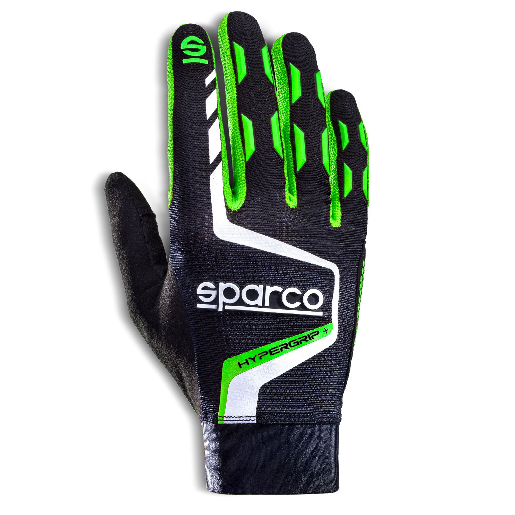 SPARCO 00209511nrvf рукавички для автосимуляторів HYPERGRIP, чорний / зелений, р-р 11 Photo-0