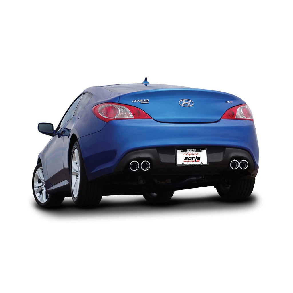 BORLA 140350 Вихлопна система Cat Back GENESIS COUPE 2.0L TURBO Photo-1