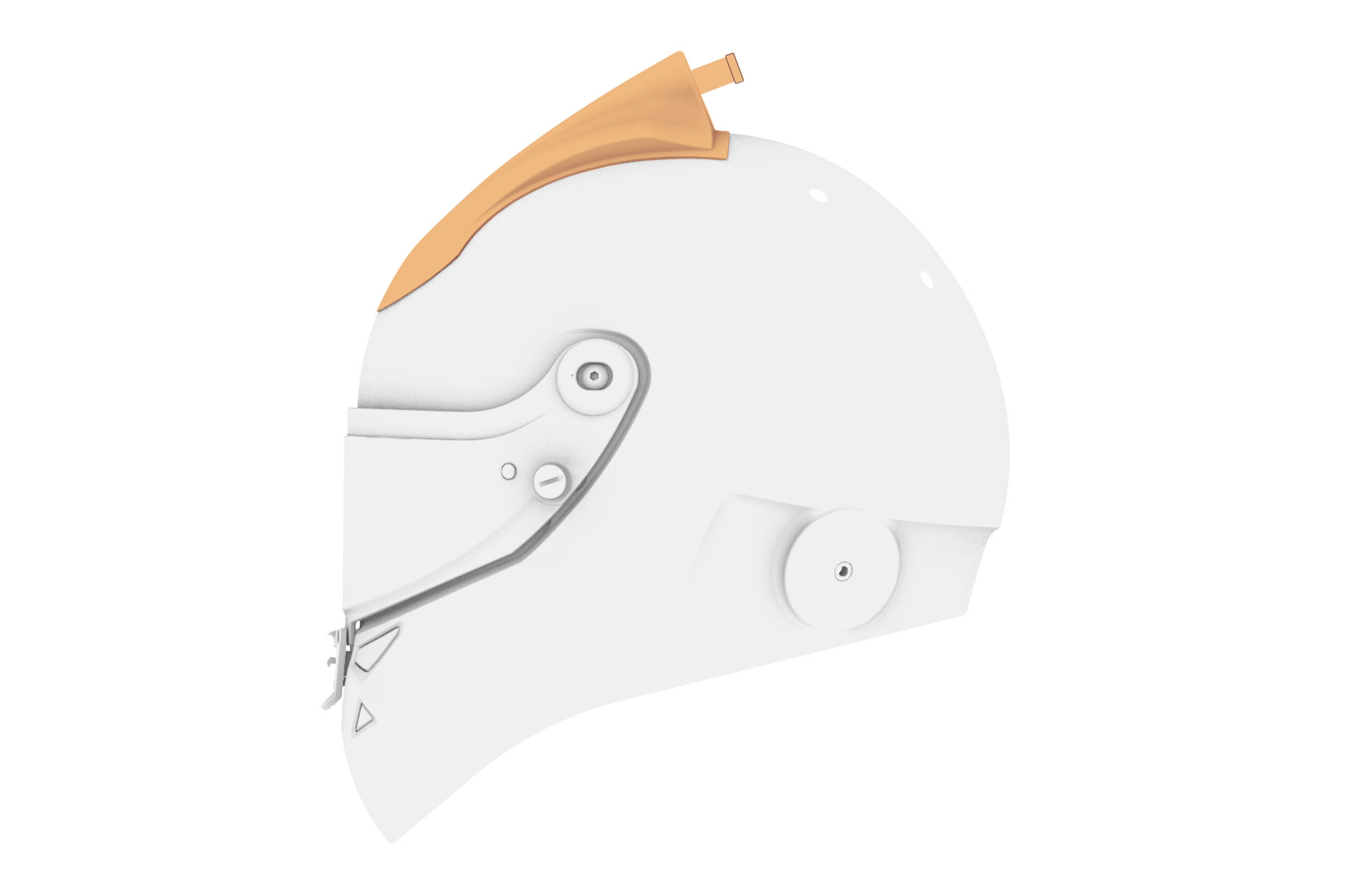 SCHUBERTH 1010008096 Система подачі повітря в шолом SP1, прозора, р-р L Photo-0