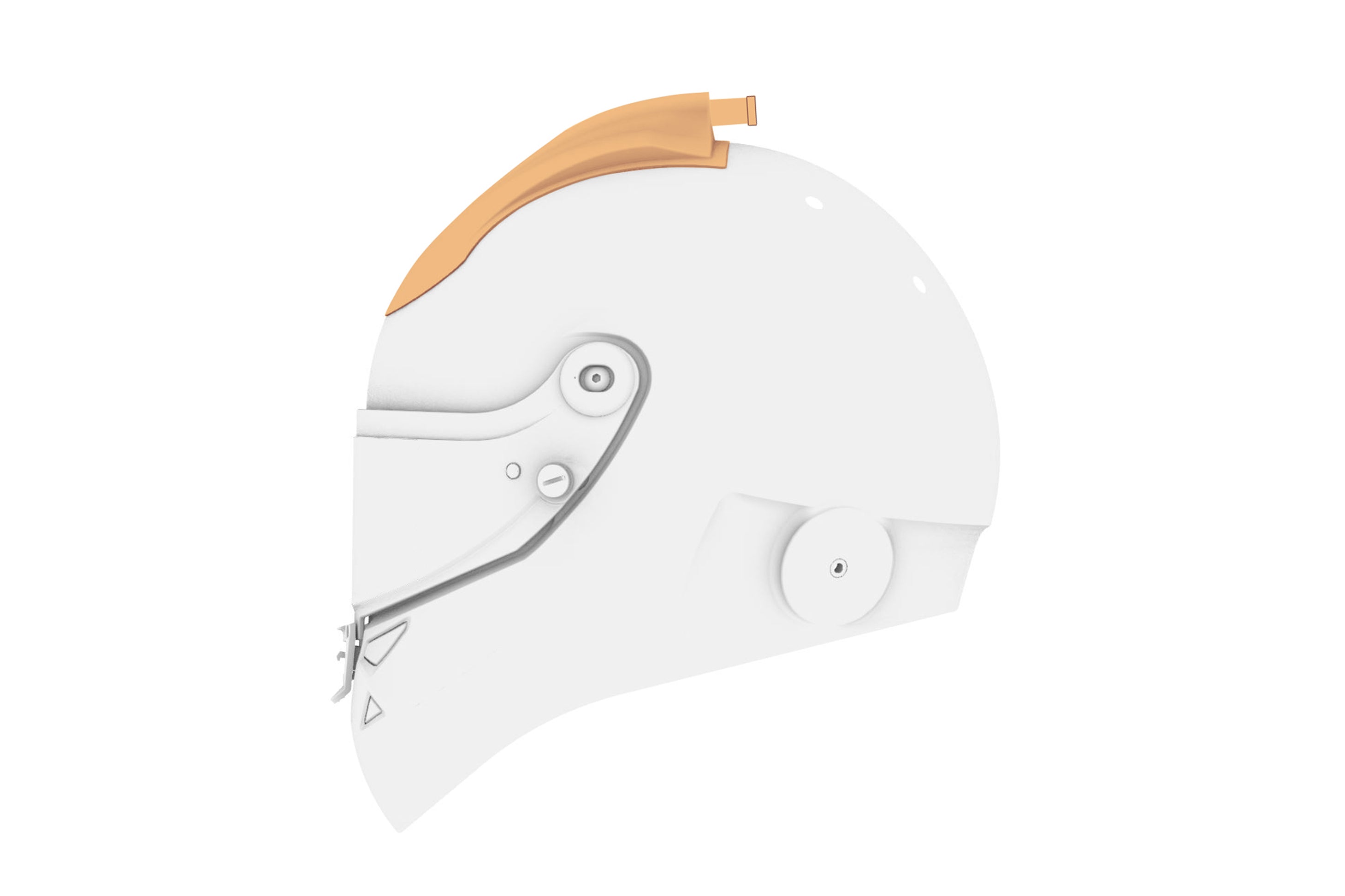 SCHUBERTH 1010008099 Система подачі повітря в шолом SP1, плоска, прозора, р-р S Photo-0