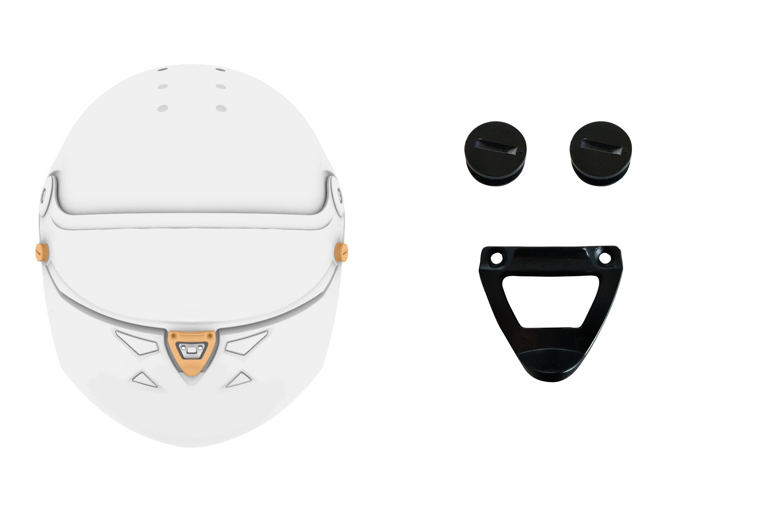 SCHUBERTH 1010003376 К-кт для прозорого візора (кріплення плівок замок візора), SP1/SF2/SF3 Photo-0