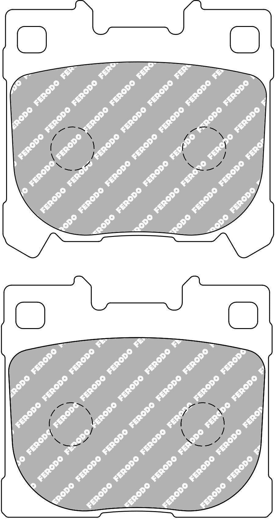 FERODO FCP5262H гальмівні колодки задні DS2500 для TOYOTA YARIS GD / GR 1.6 4WD GXPA16 Photo-1 