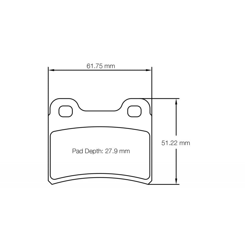 PAGID 5105-K2 Задні гальмівні колодки K2 для PAROLIN DD2/KZ Shifter, KART REPUBLIC DD2/KZ Shifter Photo-1