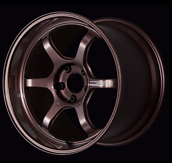 ADVAN YA68K24ECB Колісний диск V4516 R6 18X10.0 ET24 5-114.3 RACING COPPER BRONZE Photo-0