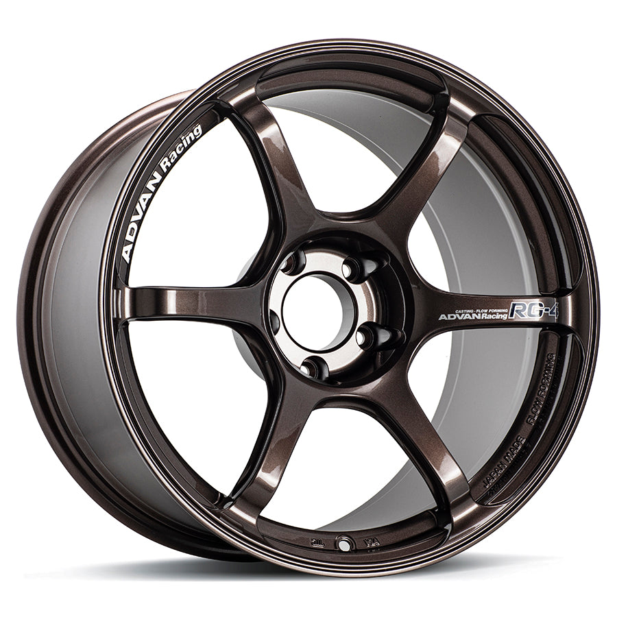 ADVAN YA48H44ECB Колісний диск V5027 RG-4 18X8.5 ET44 5-114.3 RACING COPPER BRONZE Photo-0