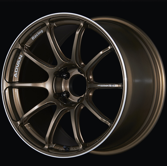 ADVAN YA38H45EUAR колісний диск V3758 RSIII 18x8.5 ET45 5-114. 3 UMBER BRONZE METALLIC & RING Photo-0