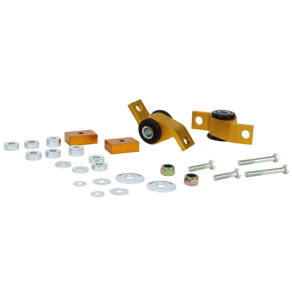 WHITELINE KCA359 Передні нижні внутрішні задні втулки зі зміщенням Caster/Anti Lift для GD Subaru Impreza incl WRX/STi Photo-0
