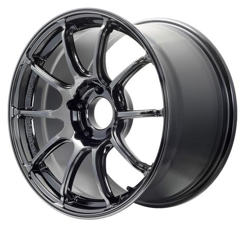 ADVAN YAZ8G38EHB колісний диск V1844 RZII 18x8.5 ET38 5-114. 3 RACING HYPER BLACK & RING Photo-0