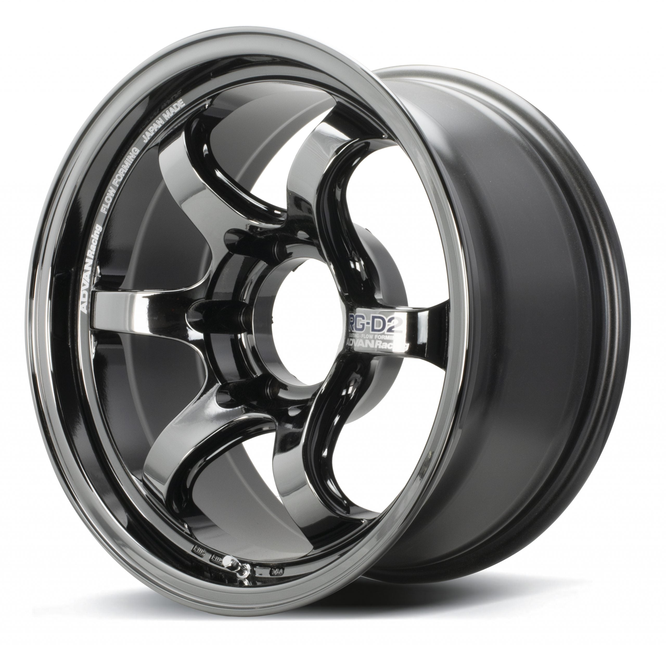 ADVAN YAT7H-10kmhb колісний диск V3951 RG-D2 for TRUCK 17x8.5 -10 6-139. 7 MACHINING & RACING HYPER BLACK Photo-0