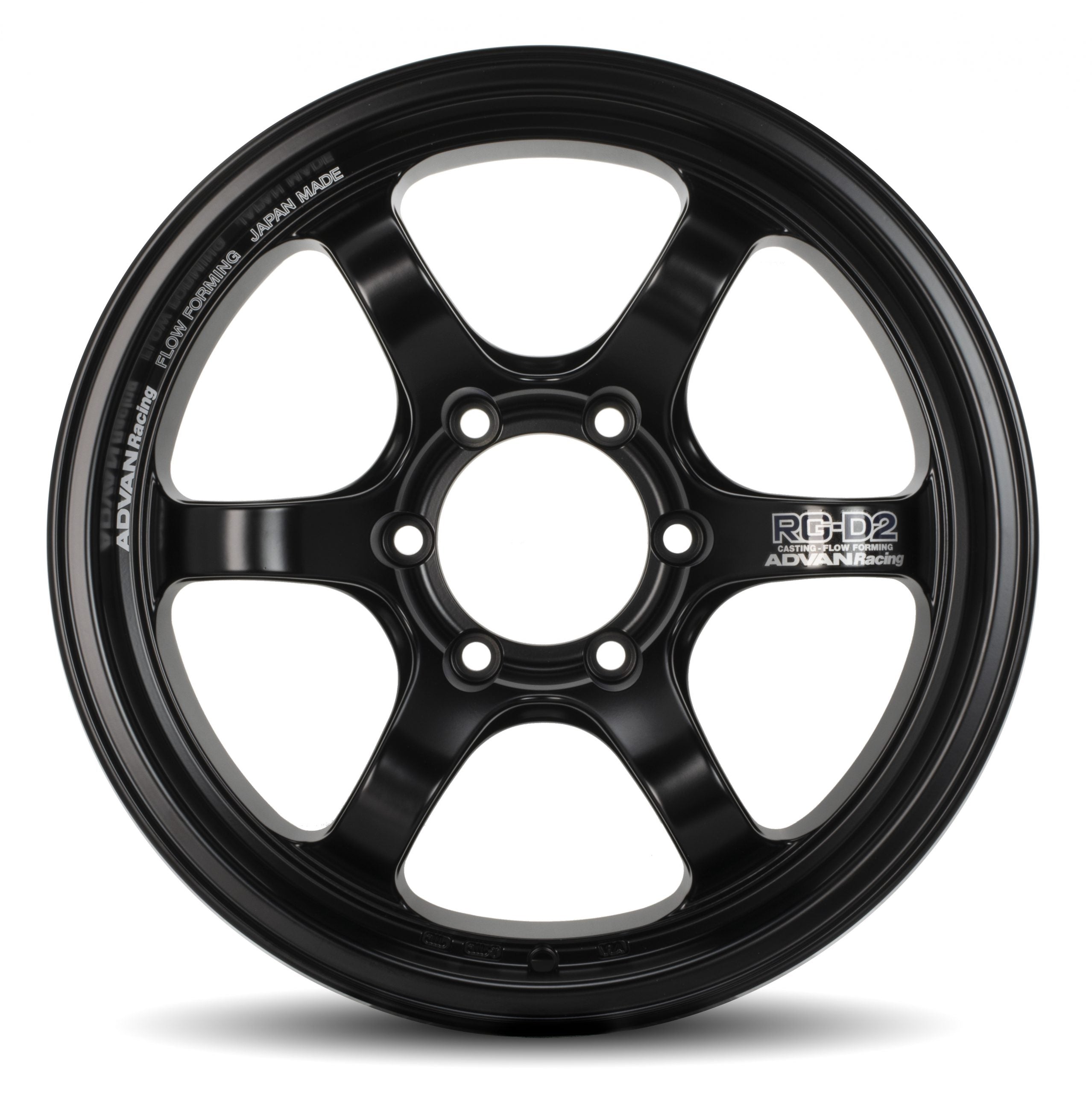 ADVAN YAT7H-10KSB колісний диск V3946 RG-D2 for TRUCK 17x8.5 -10 6-139. 7 SEMI GLOSS BLACK Photo-0