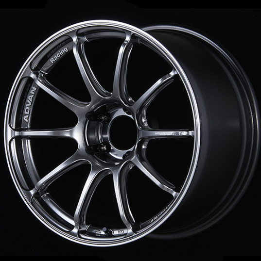 ADVAN YAD8J38WHB колісний диск V3481 TC4 18x9. 5 ET38 5-120 RACING HYPER BLACK (NO RING) Photo-0