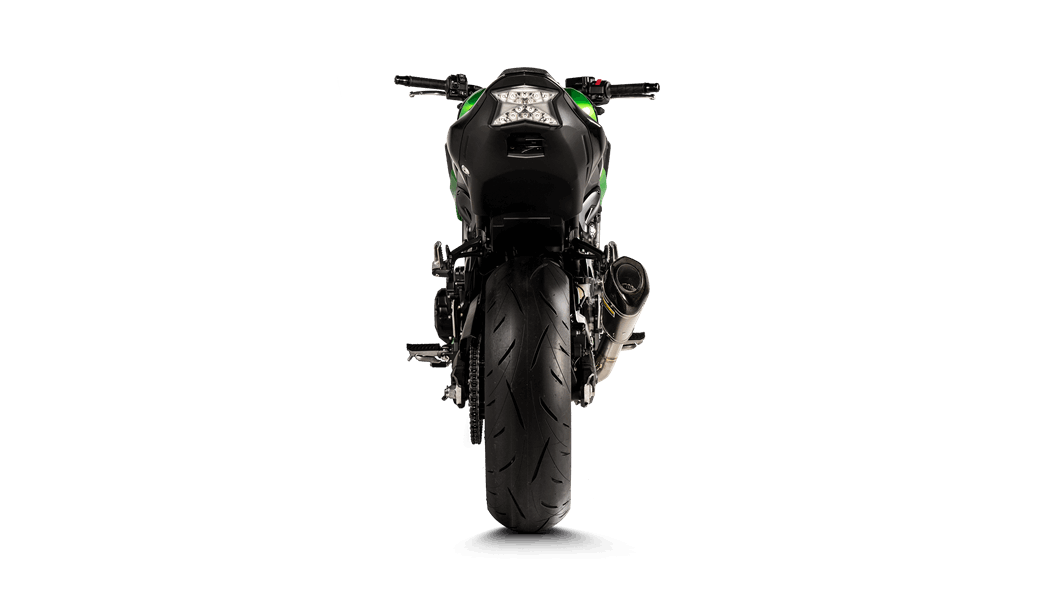 AKRAPOVIC S-K9SO7-ASZT Вихлопна система Slip-On Line (Titanium) Kawasaki Z900 2020 - 2021 Photo-3