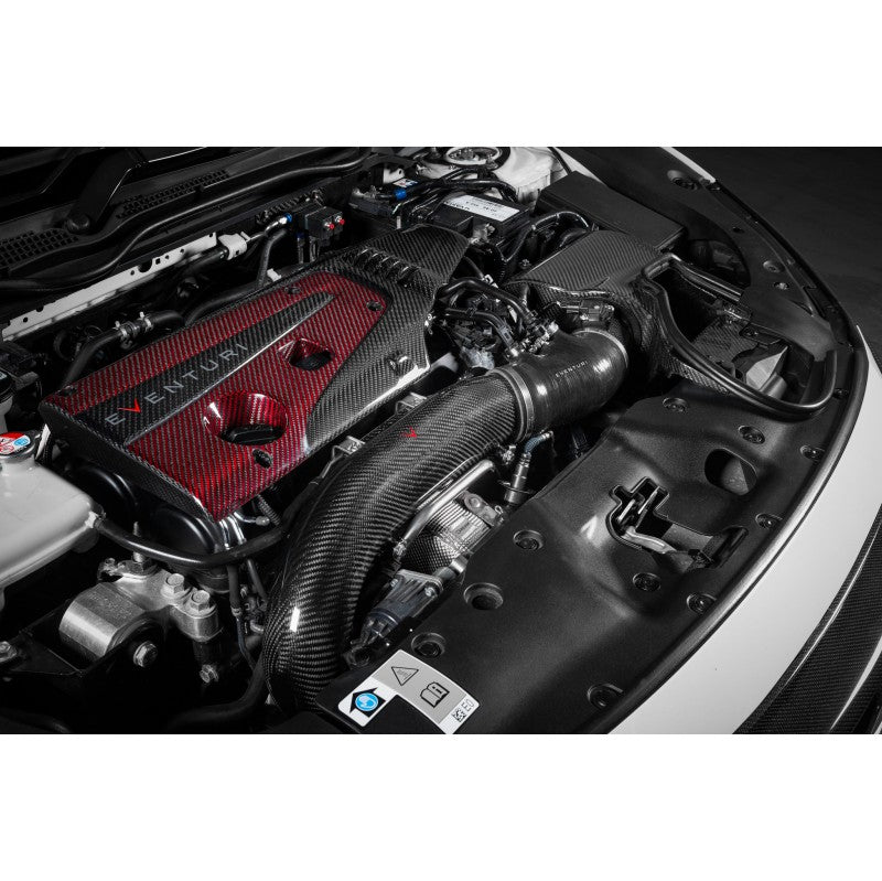 EVENTURI EVE-FK8V3-CF-CHG Турбо пайп V3 (карбон) для HONDA Civic Type R (FK8) 2017-2021 Photo-8