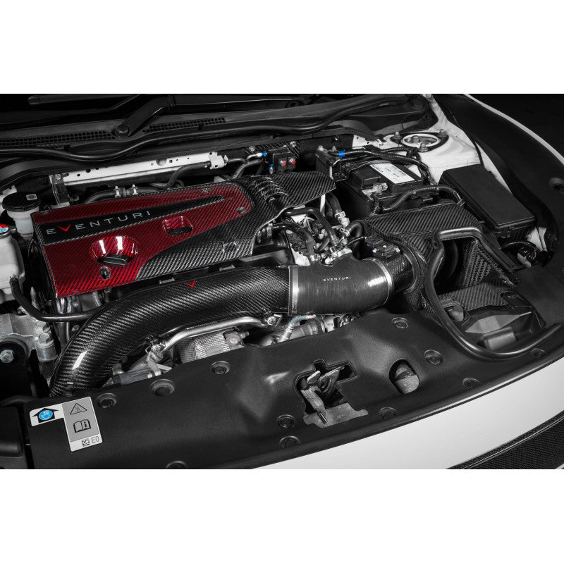 EVENTURI EVE-FK8V3-CF-CHG Турбо пайп V3 (карбон) для HONDA Civic Type R (FK8) 2017-2021 Photo-9