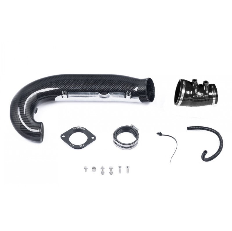 EVENTURI EVE-FK2V3-CF-CHG Труба впуску повітря з карбону V3 для HONDA Civic Type R (FK2) 2015-2017 Photo-0