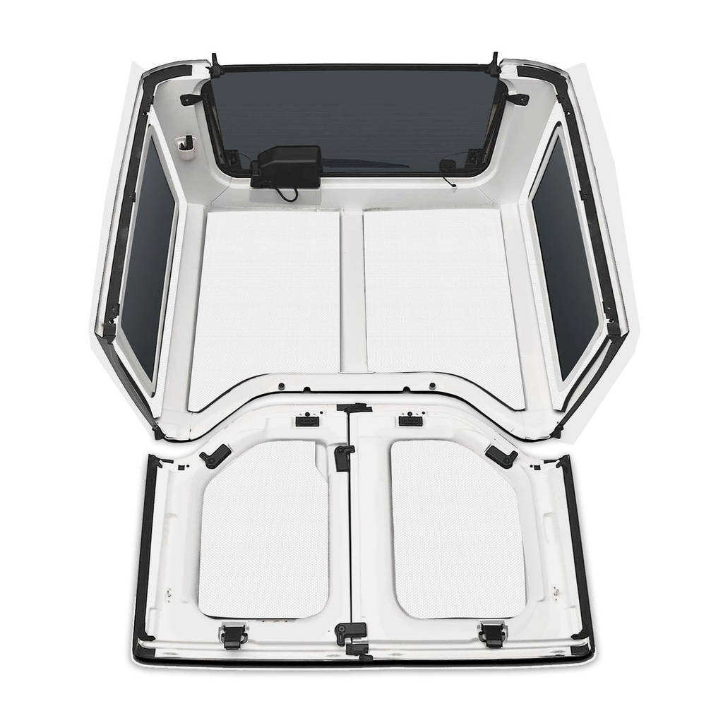 DEI 050287 Звукоізоляційна обшивка стелі та вікна для Jeep JK 2011-18 2 Dr (Оригінальна обробка) 6шт. білий Photo-4