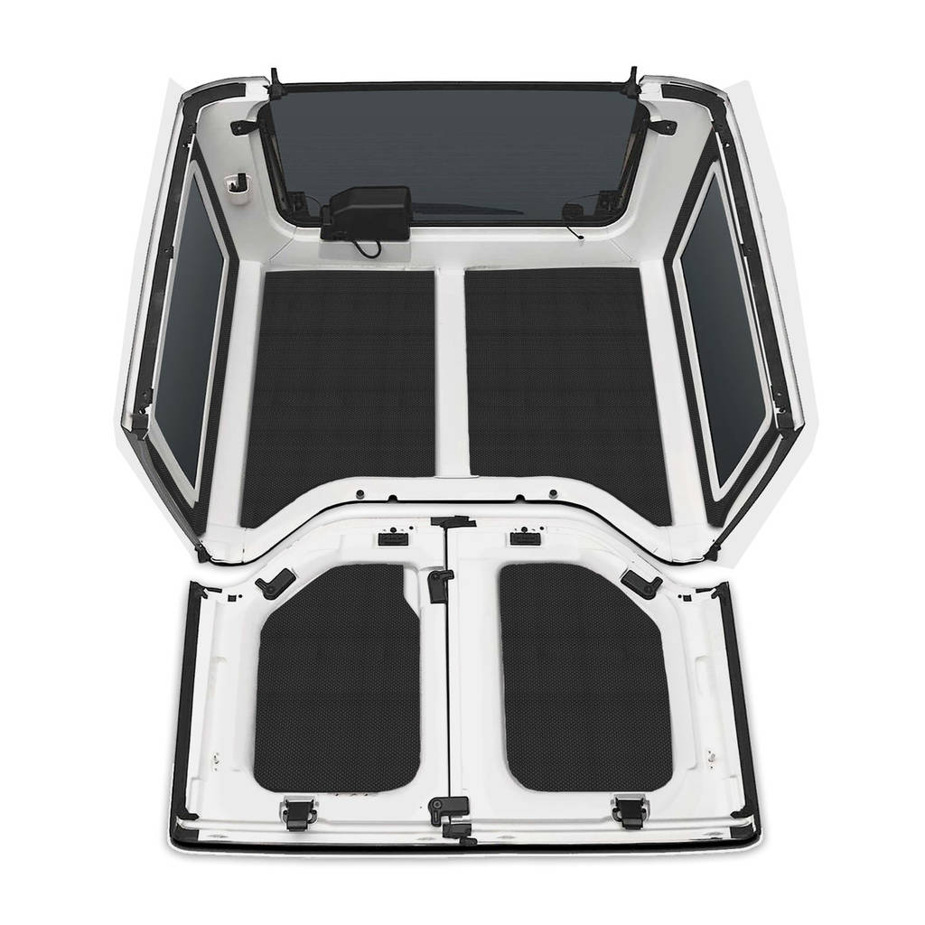 DEI 050285 Звукоізоляційна оббивка стелі та вікна для Jeep JK 2011-18 2 Dr (Оригінальна обробка) 6шт. чорний Photo-4