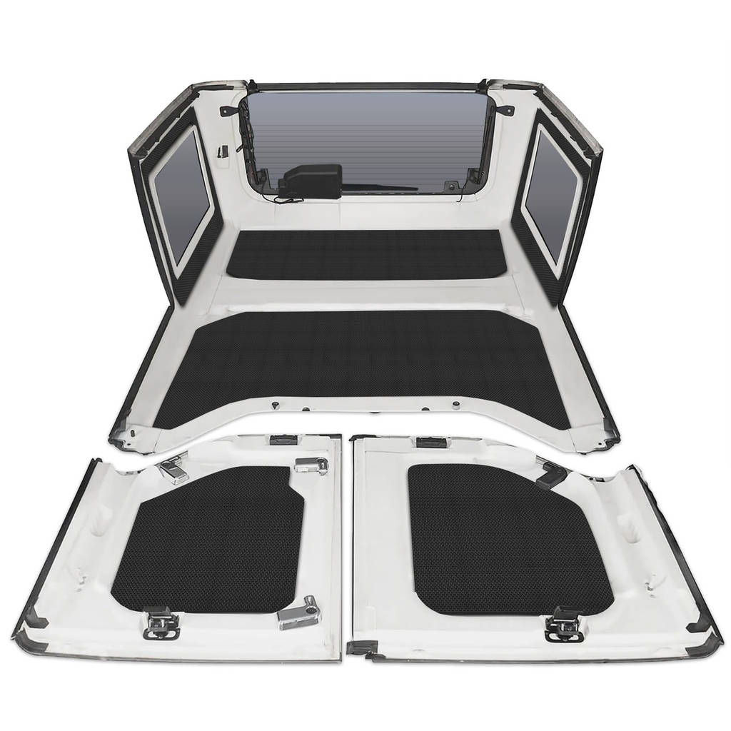 DEI 050290 Звукоізоляційна обшивка стелі та вікна для Jeep JK 2011-18 4 Dr (Оригінальна обробка) 8шт. чорний Photo-1