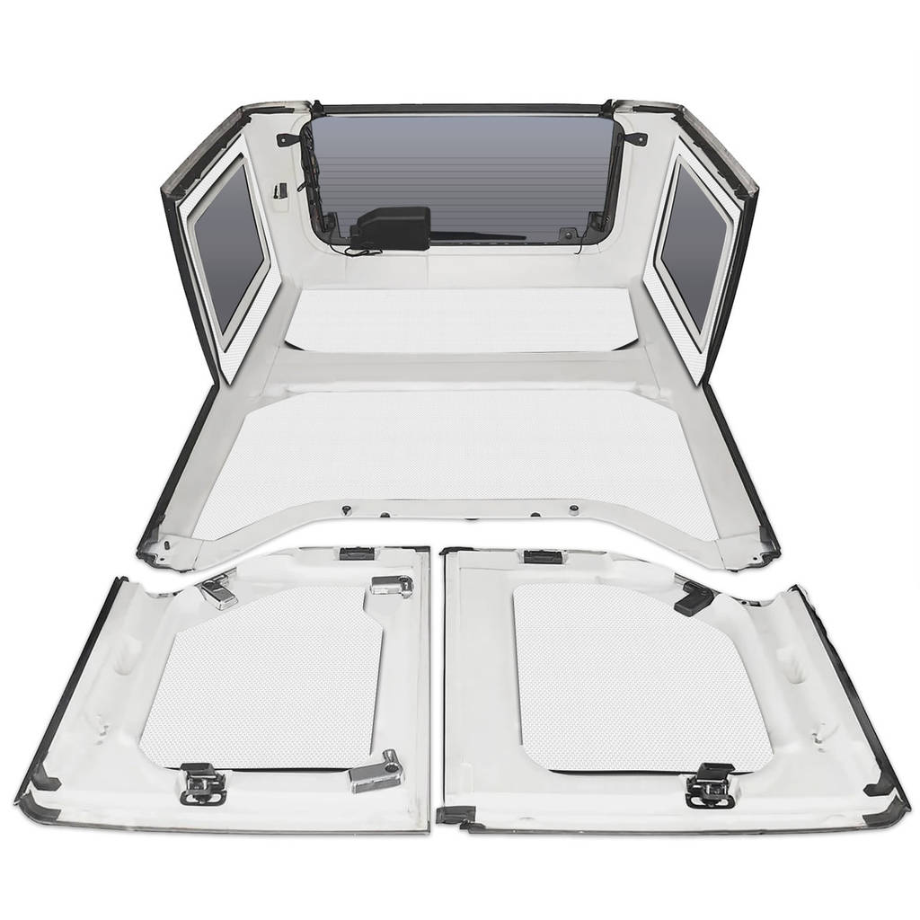 DEI 050292 Звукоізоляційна обшивка стелі та вікна для Jeep JK 2011-18 4 Dr (Оригінальна обробка) 8шт. білий Photo-1