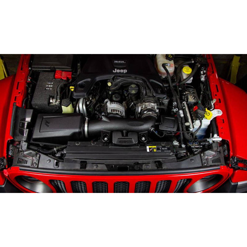 MISHIMOTO MMAI-JLP-18S Продуктивний впуск повітря JEEP Wrangler JL 3.6L з пропитаним фільтром, 2018+ Photo-6