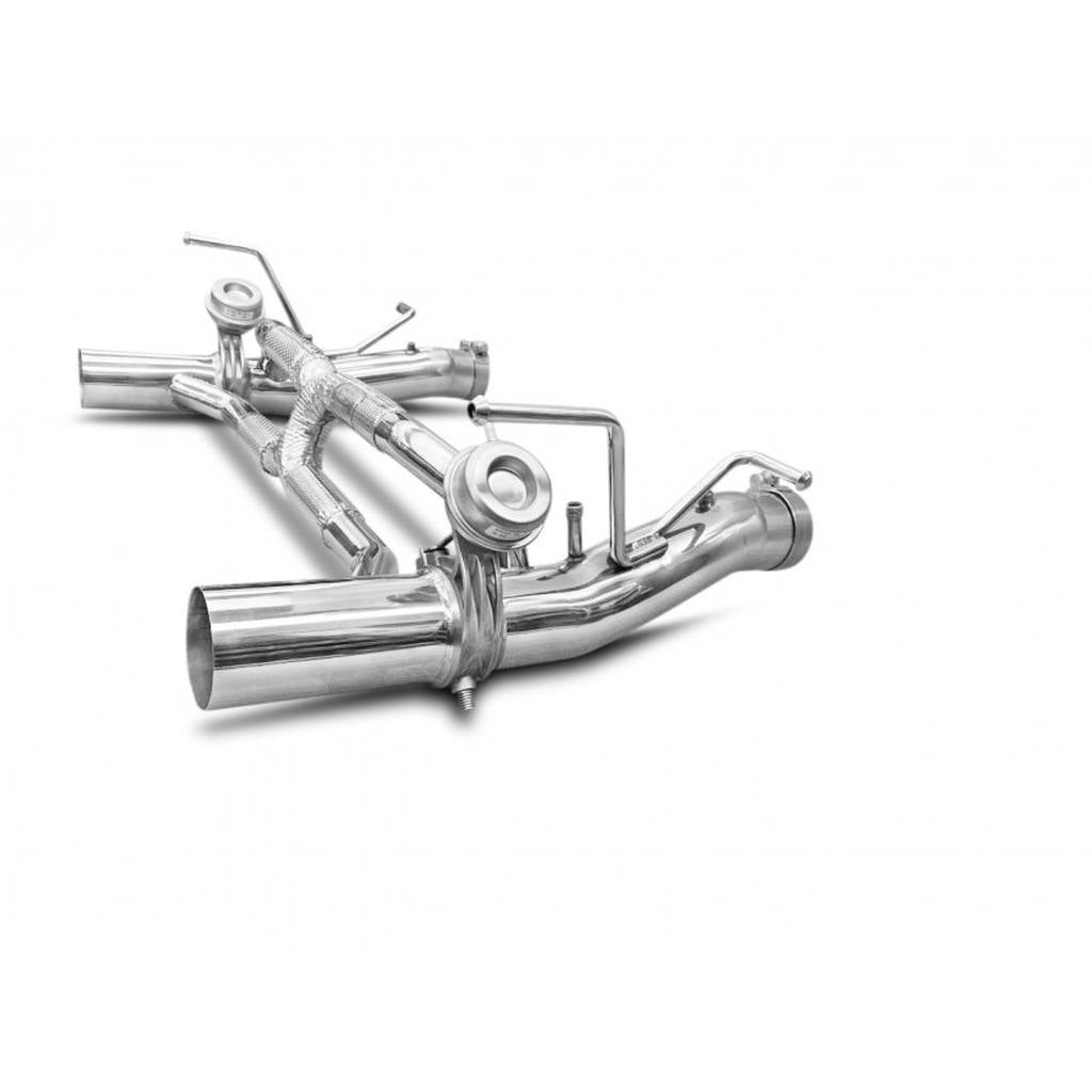 TUBI STYLE TSFEF8TC19.000.AV Комплект глушників із клапанами для FERRARI F8 Tributo 2019–2023 / F8 Spider 2020–2023 Photo-1