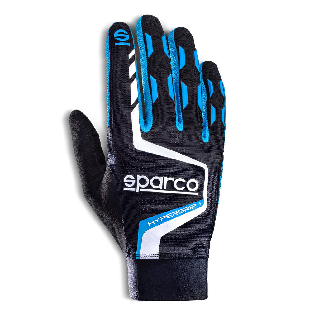 SPARCO 00209511nraz рукавички для автосимуляторів HYPERGRIP, чорний / синій, р-р 11 Photo-0
