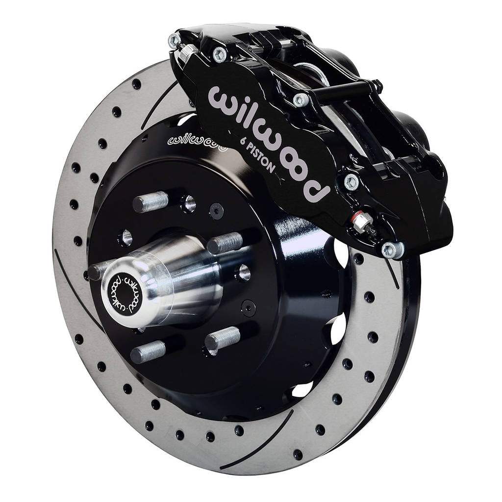 WILWOOD 140-10816-D Комплект передніх гальм FNSL6R14.00" з перфорацією Photo-0