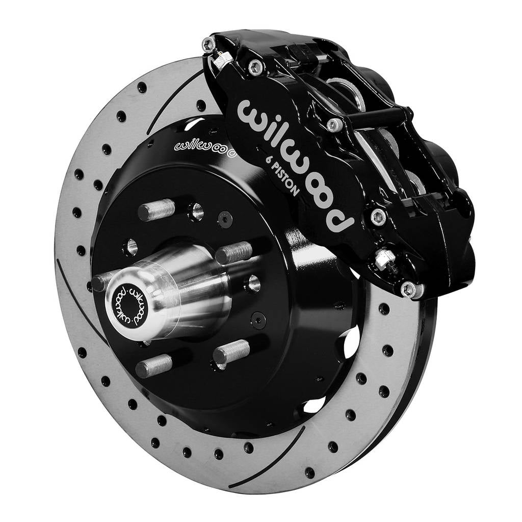 WILWOOD 140-10284-D Комплект передніх гальм FNSL6R14.00" з перфорацією Photo-0