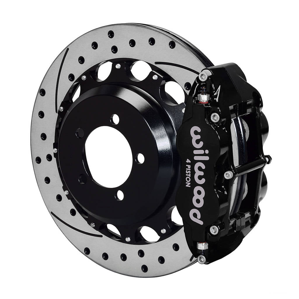 WILWOOD 140-12878-D Комплект задніх гальм FNSL4R12.88", з перфорацією, Photo-0