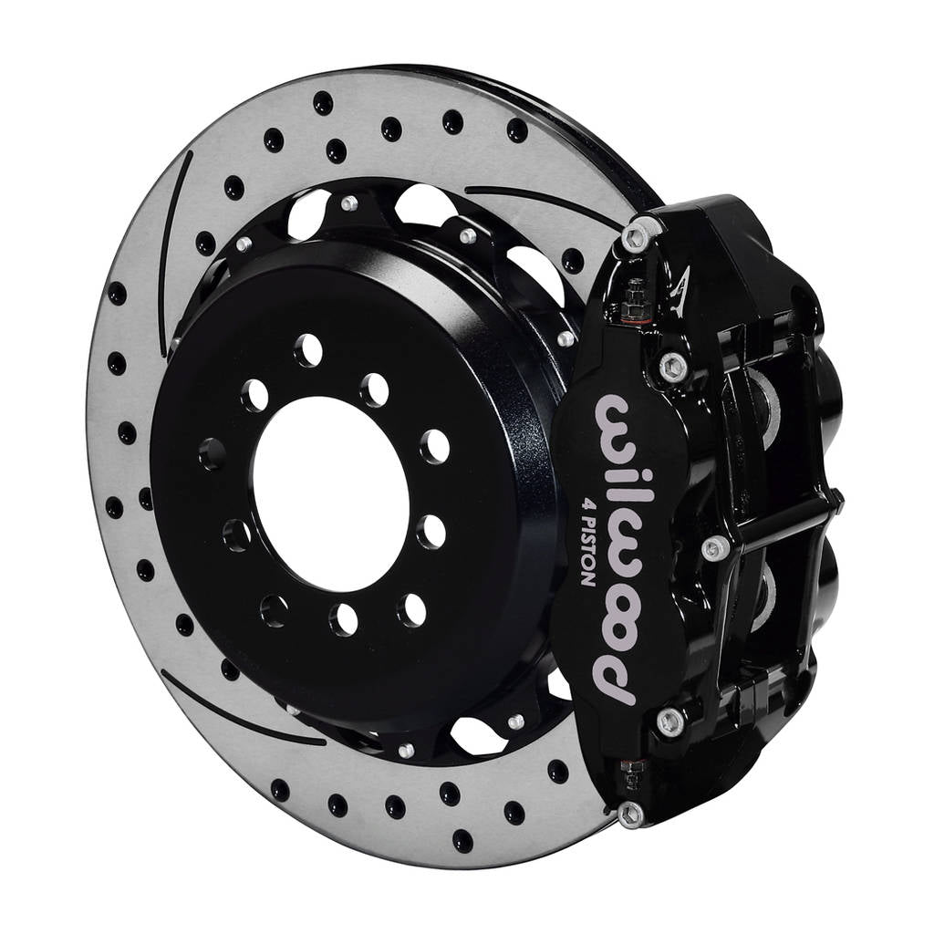 WILWOOD 140-12877-D Комплект задніх гальм FNSL4R12.88", з перфорацією, Photo-0