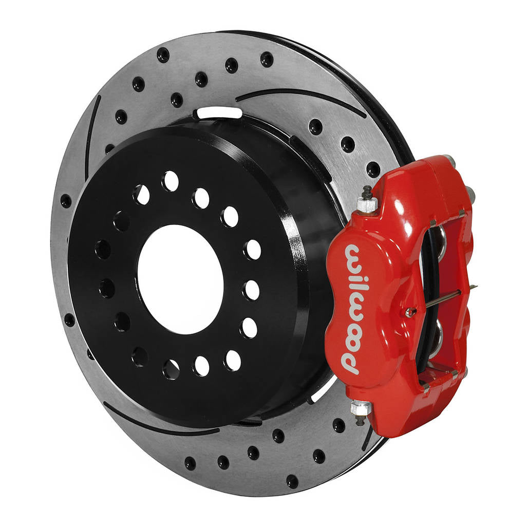WILWOOD 140-7578-DR Комплект задніх гальм FDLI P/S, з перфорацією , червоний Photo-0