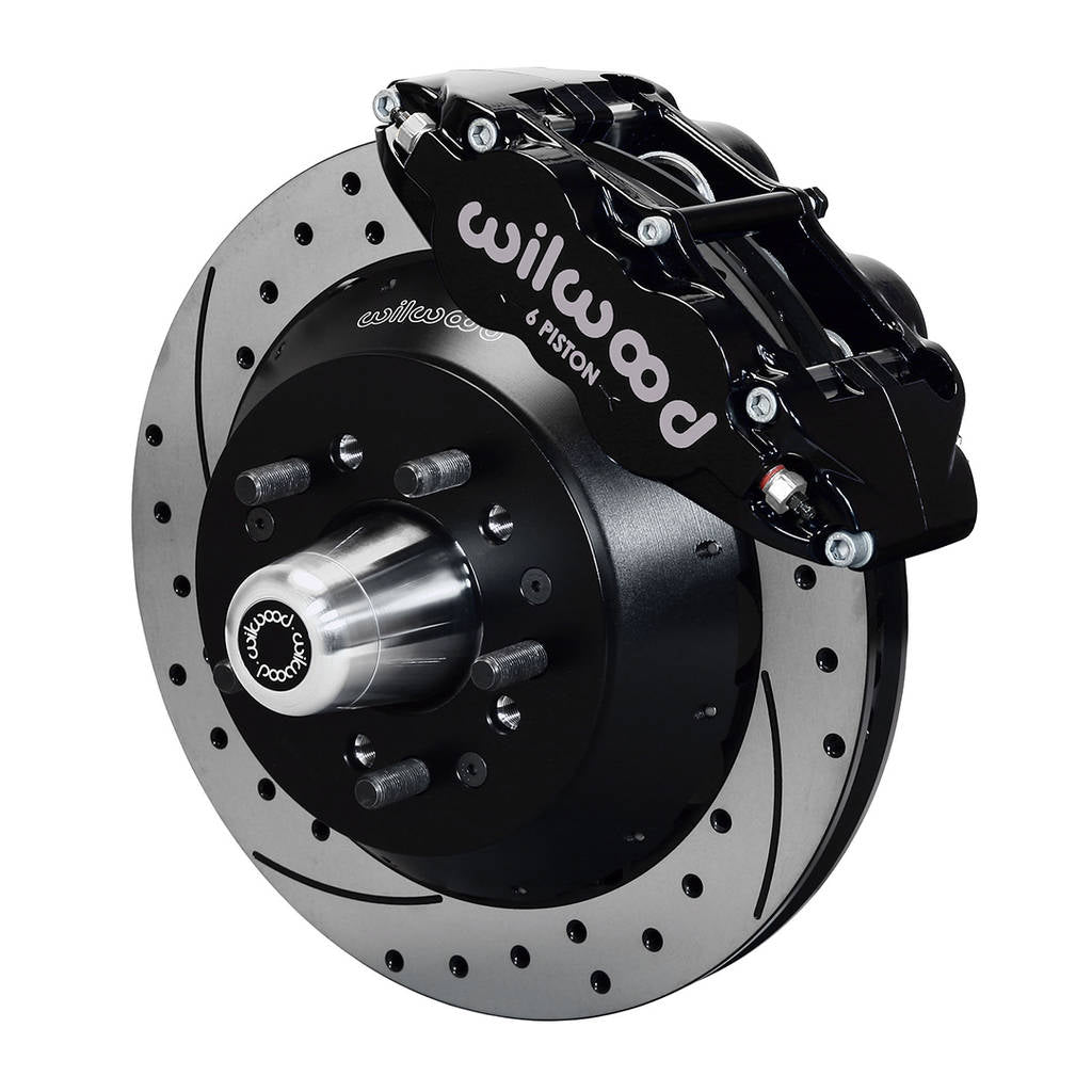 WILWOOD 140-13655-D Комплект передніх гальм FNSL6R14.00" з перфорацією Photo-0