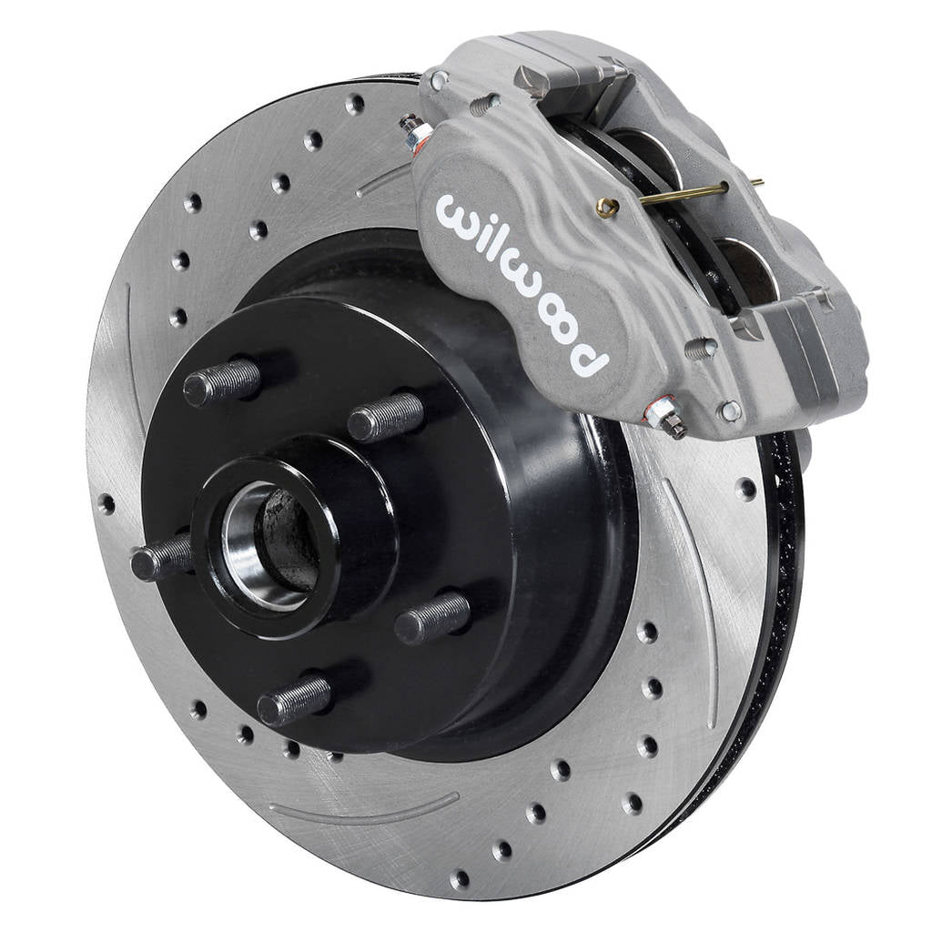 WILWOOD 140-13476-D Комплект передніх гальм FDL-M 11.30" 1 PC Rotor&Hub- з перфорацією Photo-0