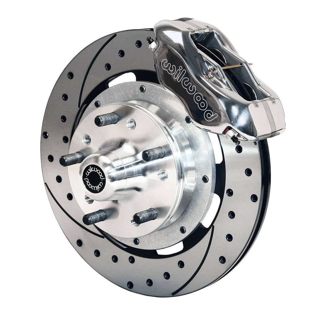 WILWOOD 140-7675-DP Комплект передніх гальм FDLI 12.19", з перфорацією, полірований Photo-0