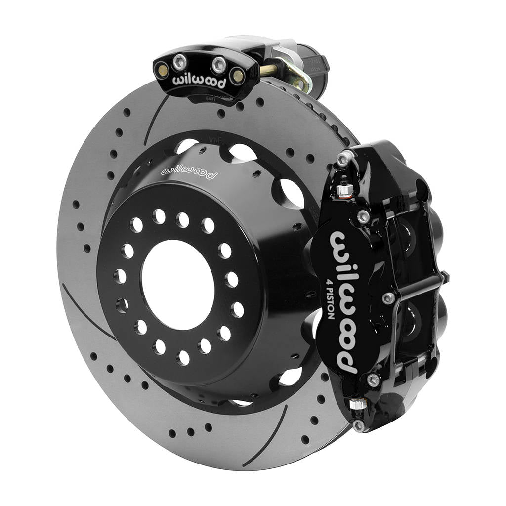 WILWOOD 140-15845-D Комплект задніх гальм FNSL4R 14.00", з перфорацією Photo-1