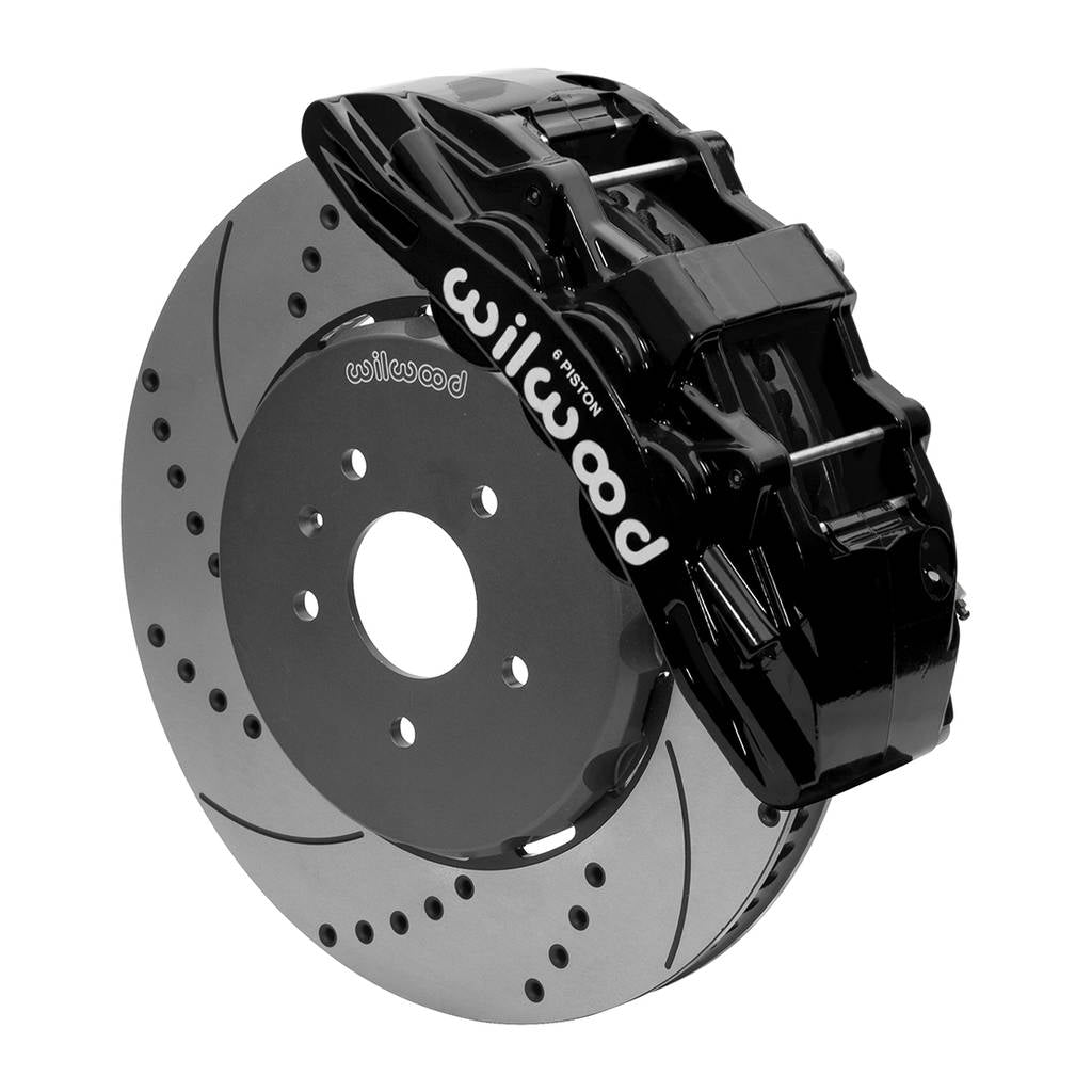 WILWOOD 140-15743-D Комплект передніх гальм SX6R Dynamic 15.00, з перфорацією Photo-0