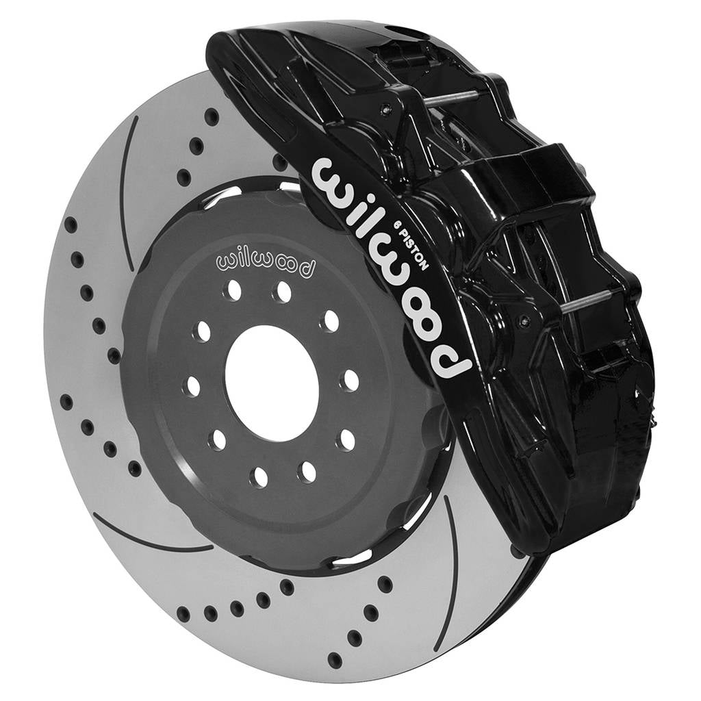 WILWOOD 140-15311-D Комплект передніх гальм SX6R Dynamic 15.00, з перфорацією Photo-0