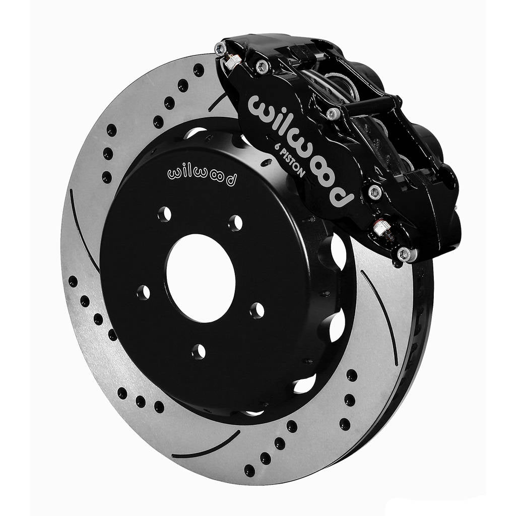 WILWOOD 140-15408-D Комплект передніх гальм FNSL6R-DS14.00" з перфорацією Photo-0