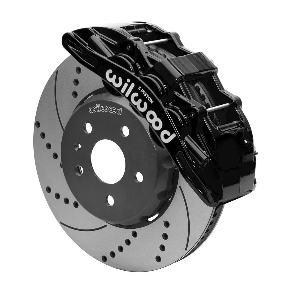 WILWOOD 140-15425-D Комплект передніх гальм SX6R Dynamic 14.00, з перфорацією Photo-0