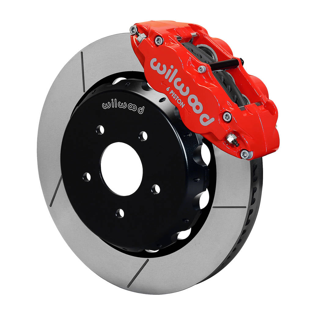 WILWOOD 140-15408-R Комплект передніх гальм FNSL6R-DS14.00", червоний Photo-0